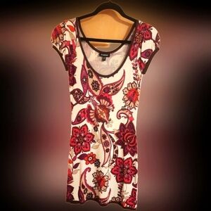 Bebe short dress ,soft material puff short sleeves